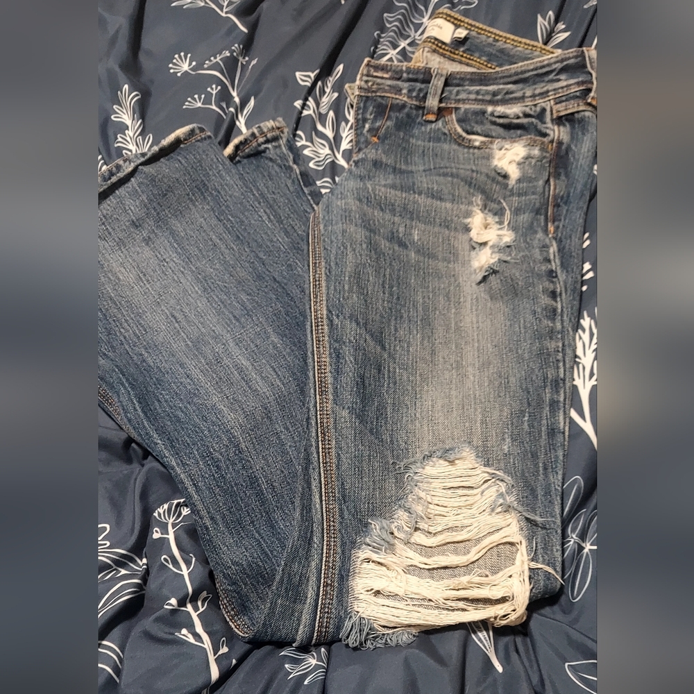 Abercrombie & Fitch Distressed Jeans